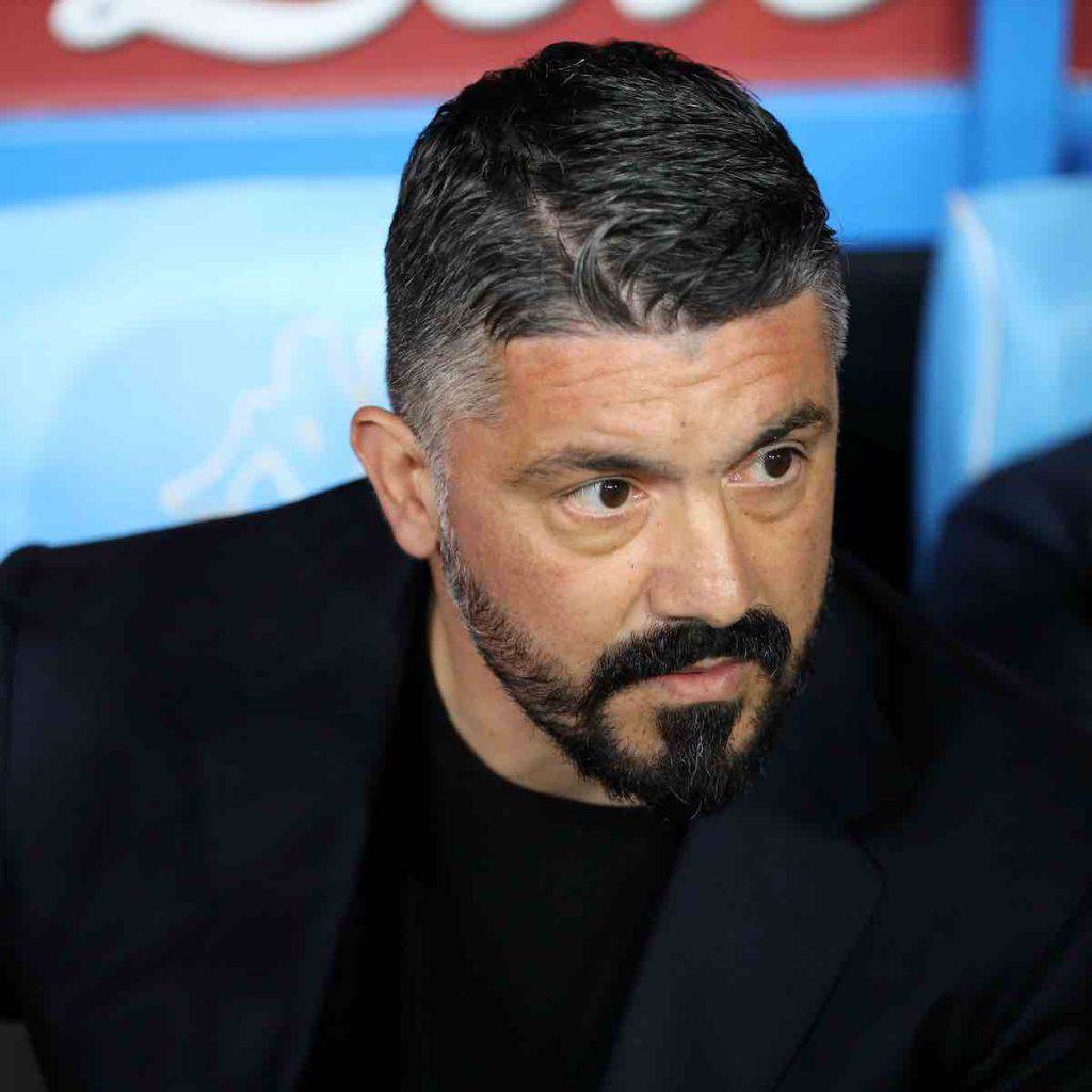 Gattuso nel post partita del San Paolo contro il Torino