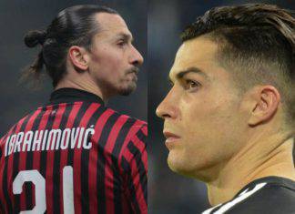 Milan-Juventus è Ibrahimovic contro Cristiano Ronaldo
