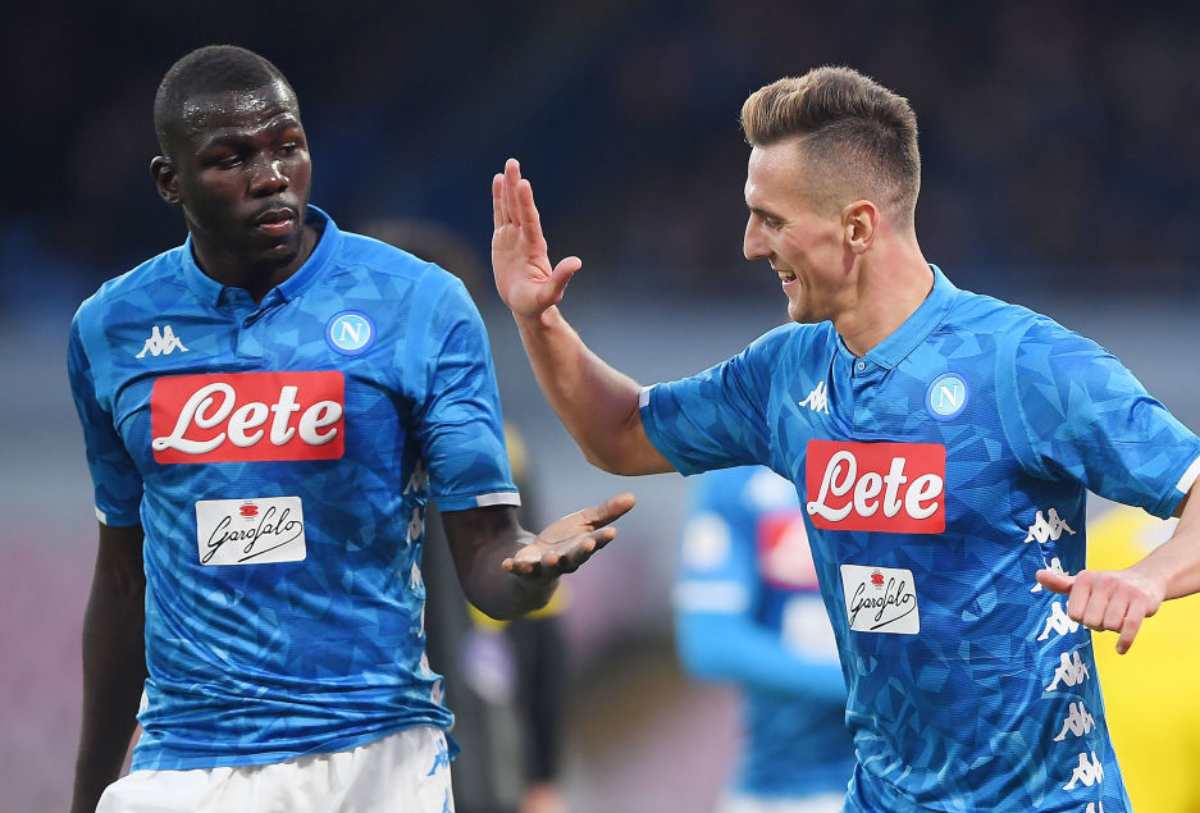 Napoli, Milik e Koulibaly infortunati: le novità