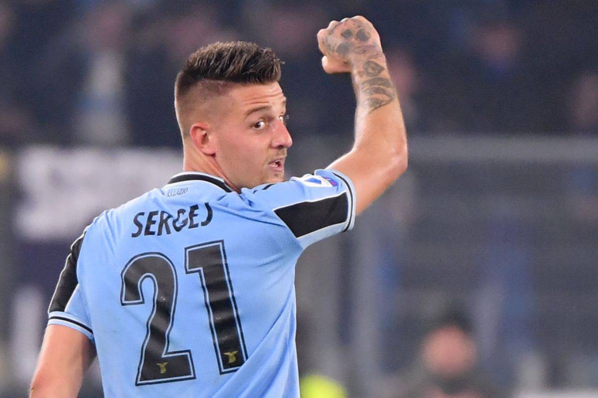 Lazio, Milinkovic Savic: il risveglio da gladiatore su Instagram