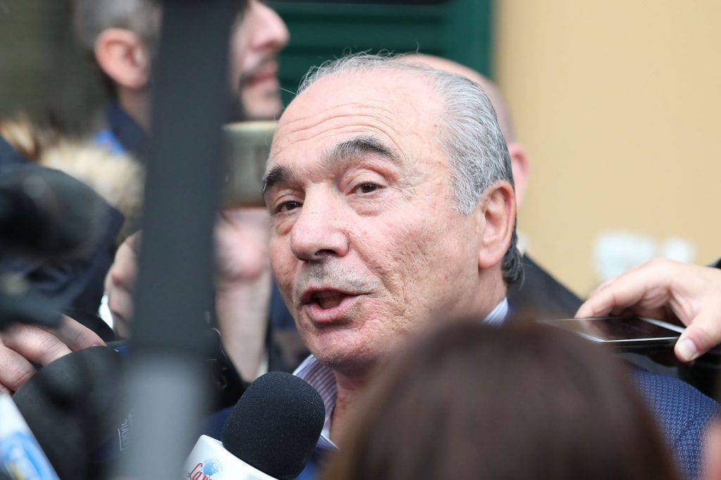 Rocco Commisso nel post gara contro l'Atalanta 