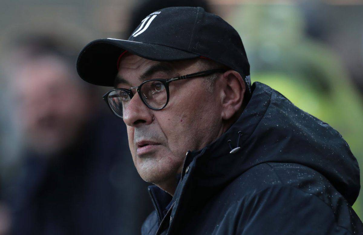 Sarri in conferenza per Juventus-Fiorentina 