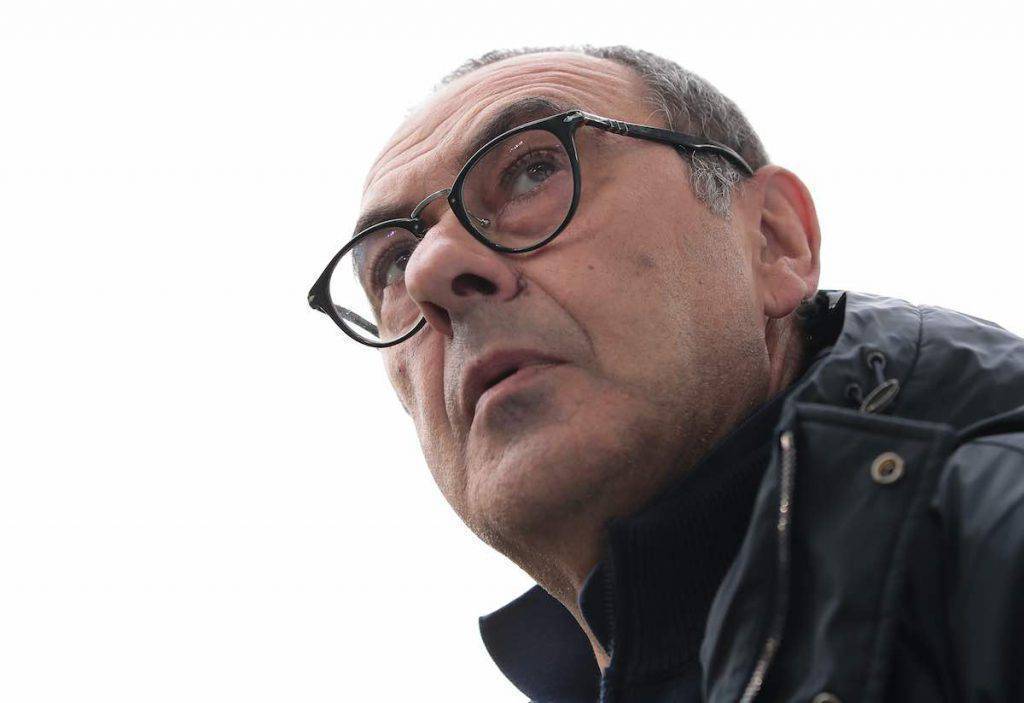 Sarri nel post partita di Ferrara