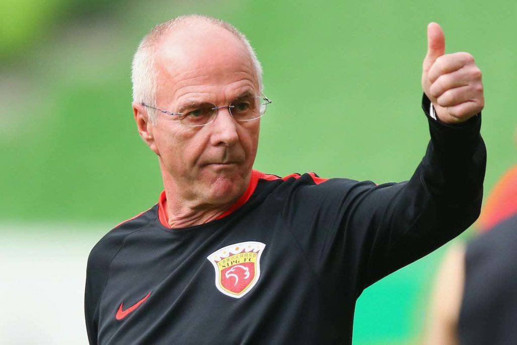 Sven Goran Eriksson candida la Lazio per lo scudetto