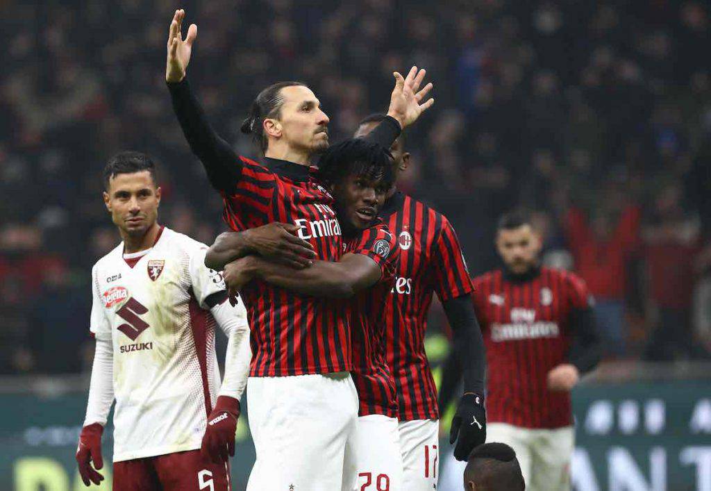 Zlatan Ibrahimovic esalta i tifosi del Milan