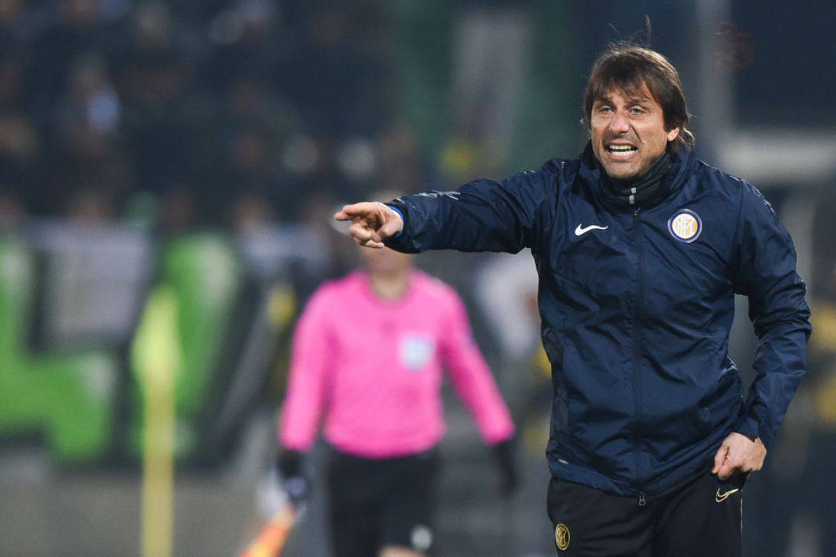 L'allenatore dell'Inter Antonio Conte