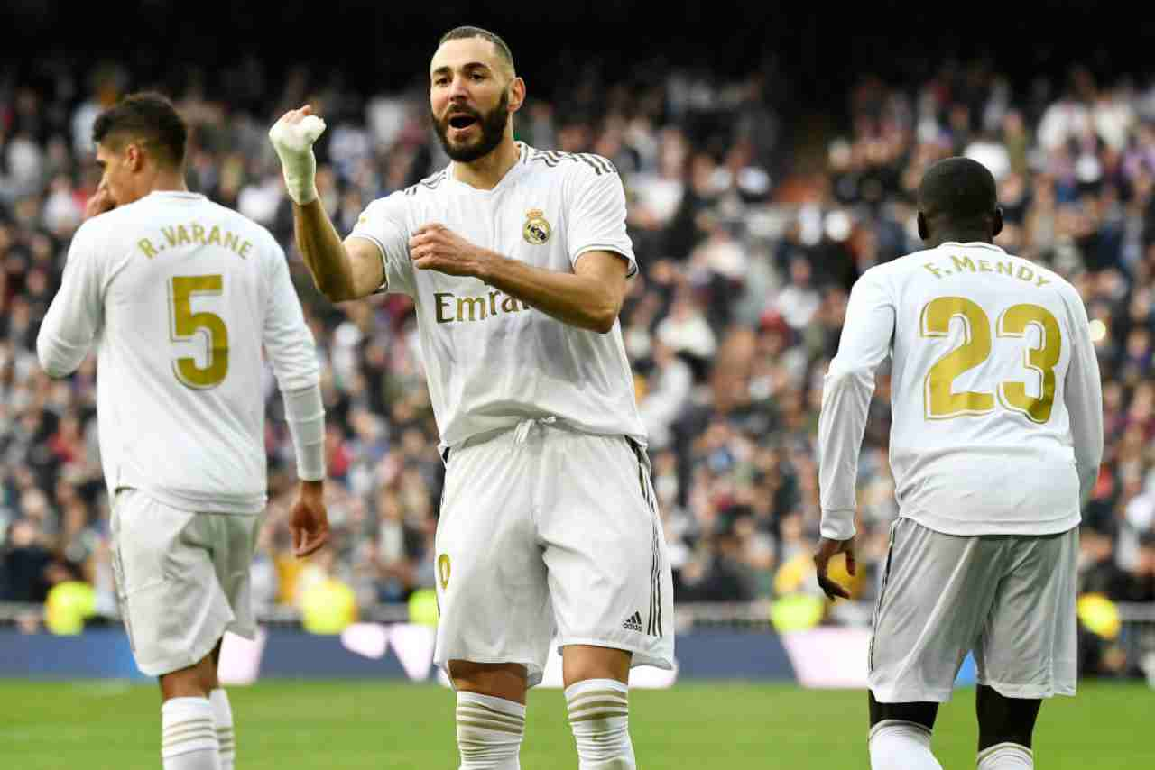 Liga: il Real Madrid supera l'Atletico, il derby lo decide Benzema