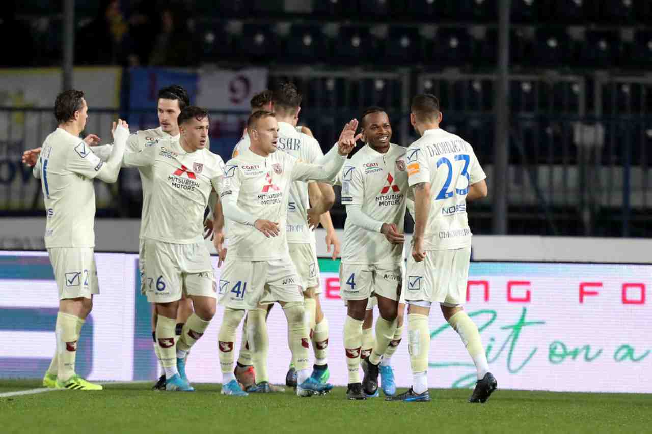 Serie B, risultati 23 febbraio: la Salernitana affossa il Livorno, il Chievo supera il Pordenone