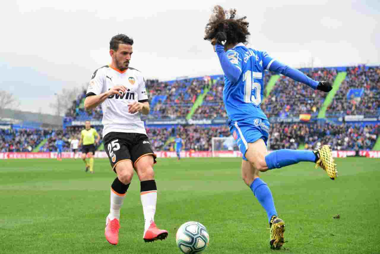 Florenzi espulso, il Valencia crolla a Getafe nella Liga