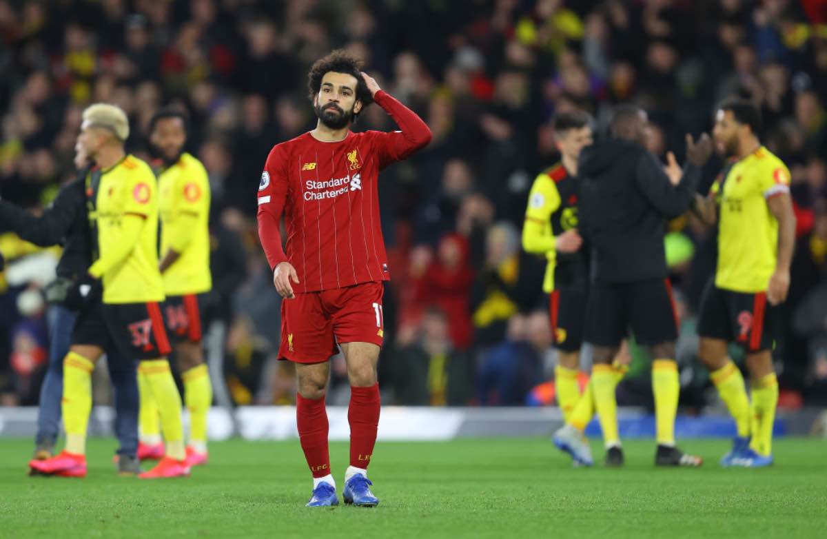 Premier League, Watford batosta al Liverpool: Reds non più imbattuti