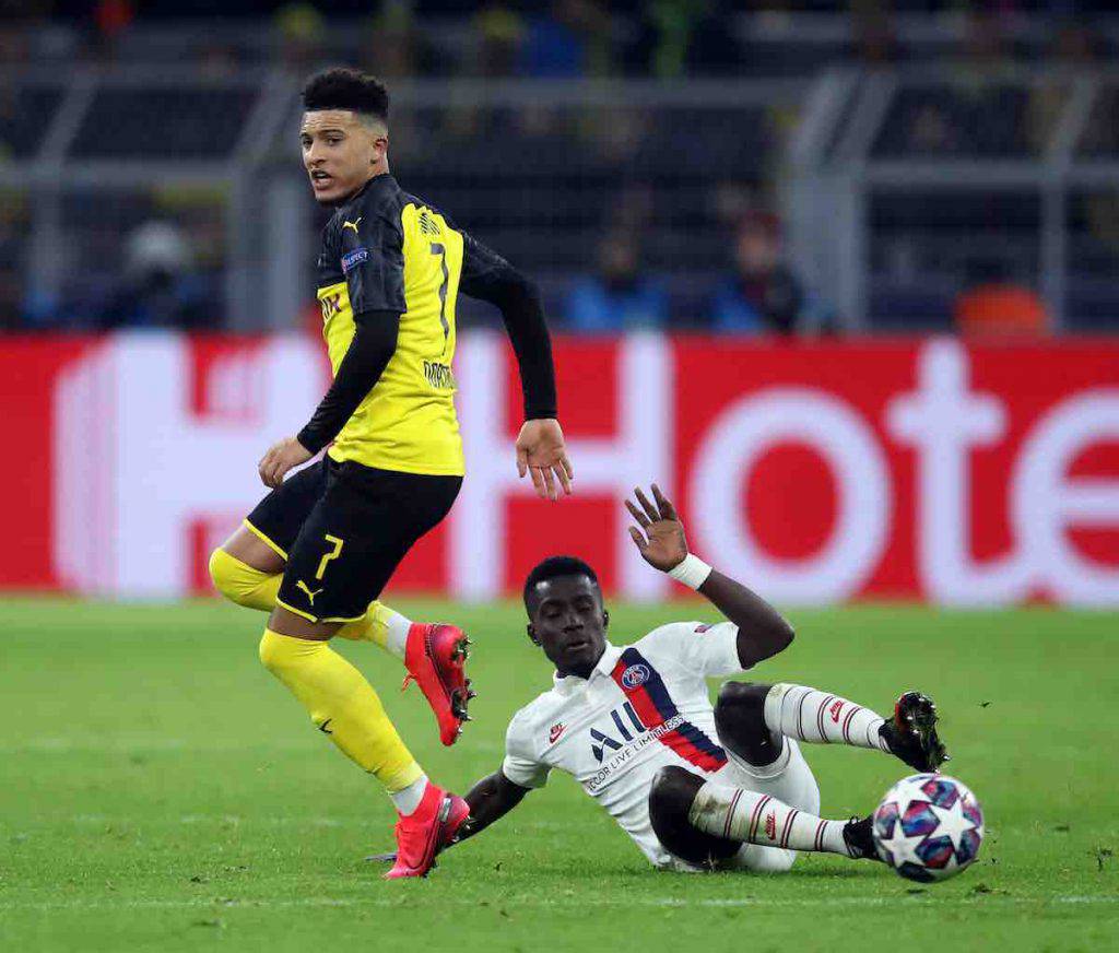 Il Borussia Dortmund omaggia Jadon Sancho 