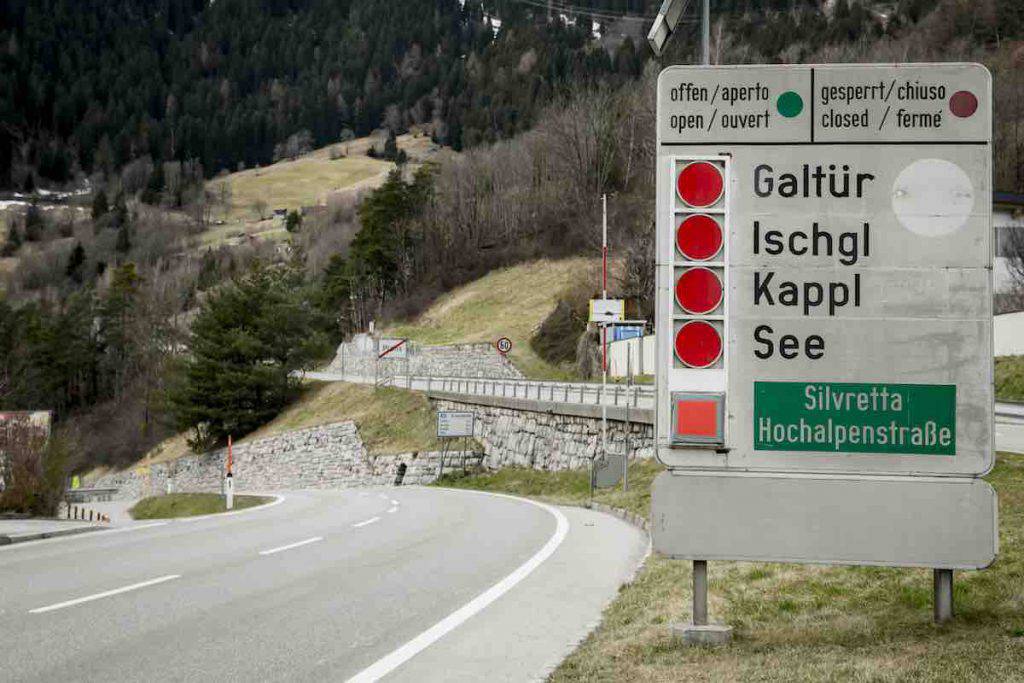 Villaggio di Ischgl centro nevralgico dei contagi