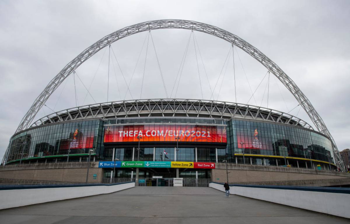 Inghilterra-Italia, Wembley diventa tricolore per la partita che non c’è - FOTO