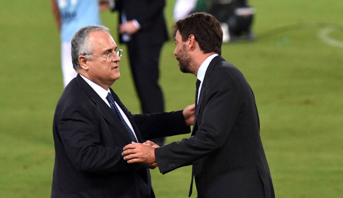 "Ora sei pure virologo?" Agnelli e Lotito litigano sulla ripresa della Serie A