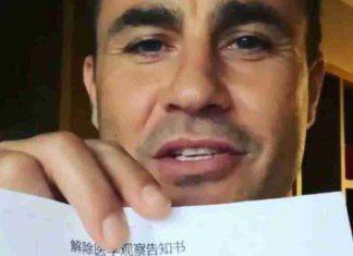 Cannavaro: "Quarantena finita, in Cina stiamo tornando alla normalità" - VIDEO