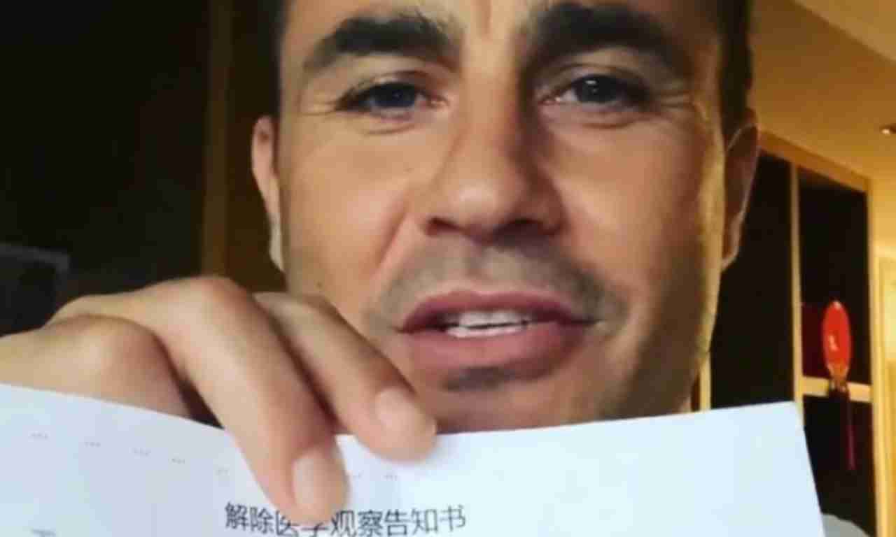 Cannavaro: "Quarantena finita, in Cina stiamo tornando alla normalità" - VIDEO