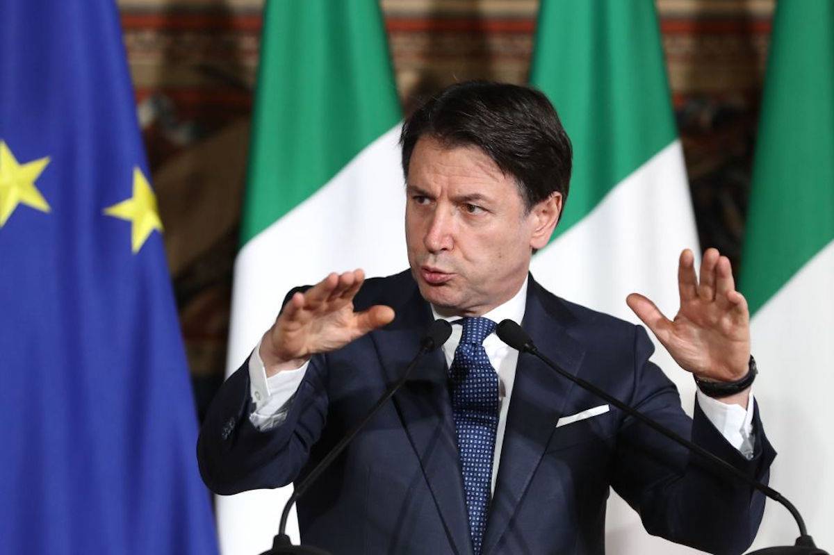 Il presidente del Consiglio Giuseppe Conte