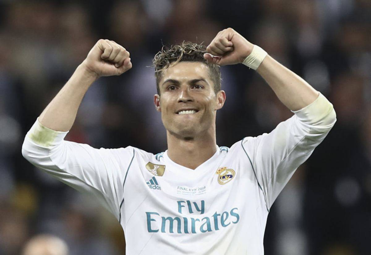 Cristiano Ronaldo con la maglia del Real Madrid 