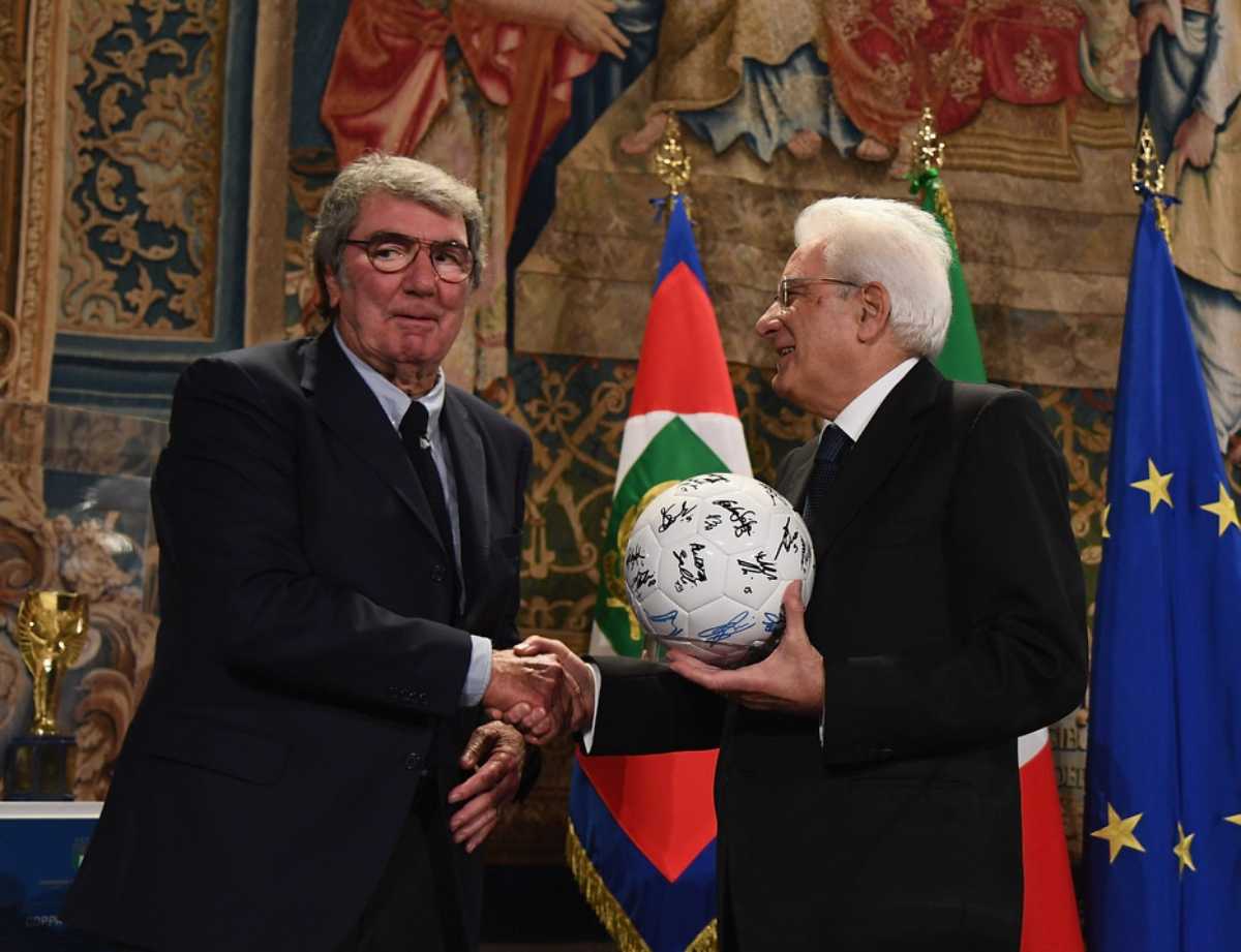 Dino Zoff e Sergio Mattarella (Getty Images)