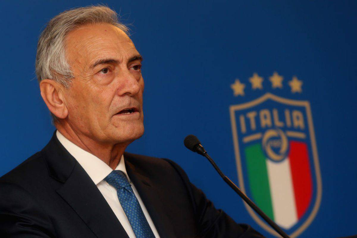 Il presidente della Figc Gabriele Gravina