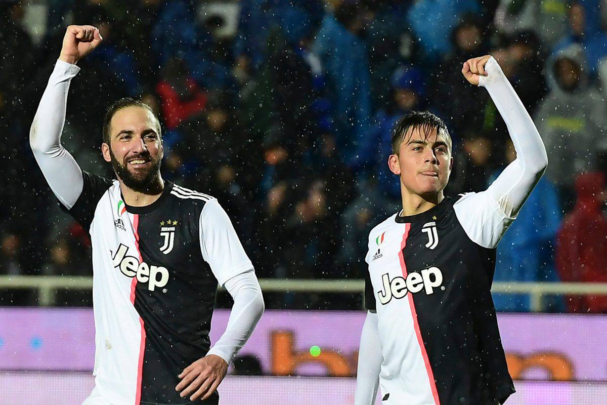 Gonzalo Higuain e Paulo Dybala i due argentini della Juventus attuale (Getty Images)