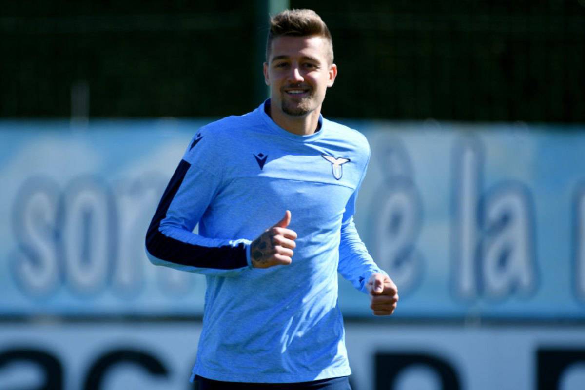 Milinkovic-Savic, messaggio e dedica a un infermiere speciale