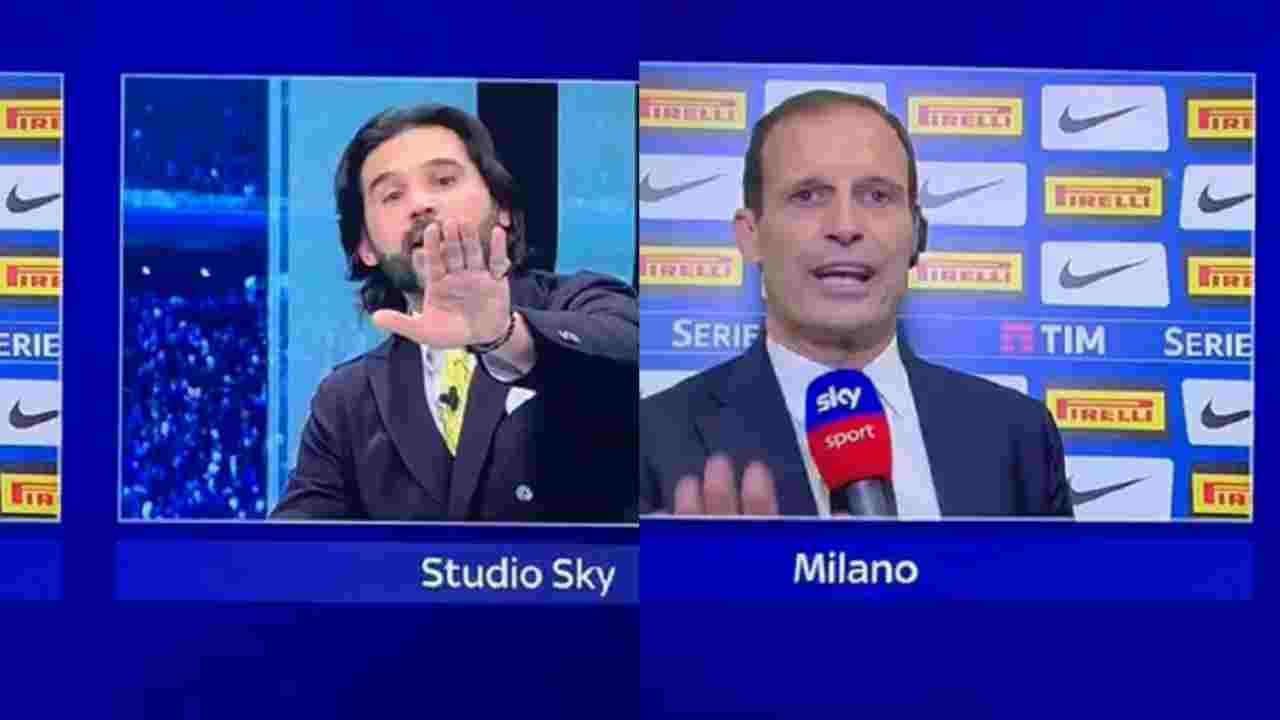 Allegri-Adani, tutte le liti in tv