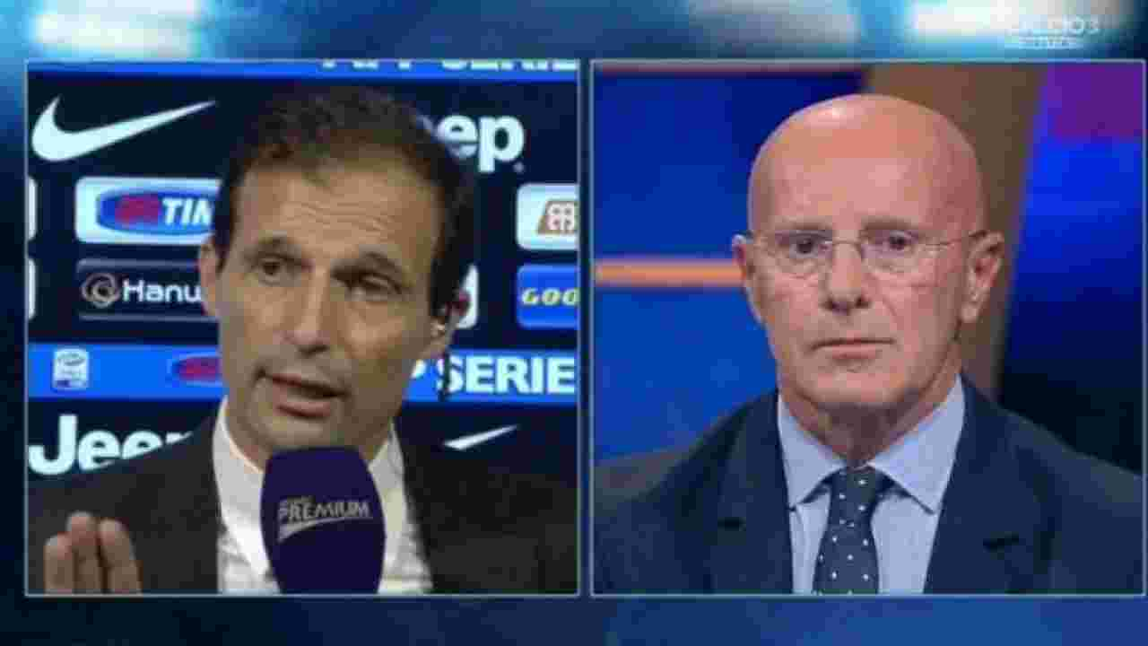 Allegri-Sacchi, le grandi liti in tv