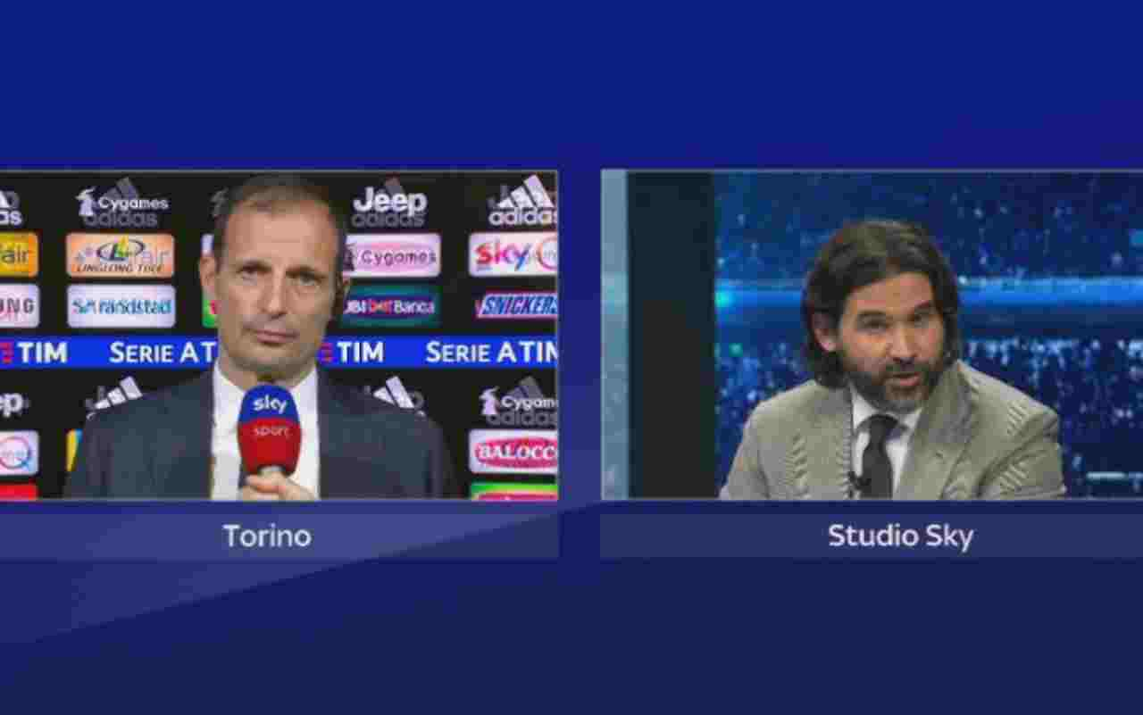 Allegri contro Adani in uno dei duelli in tv