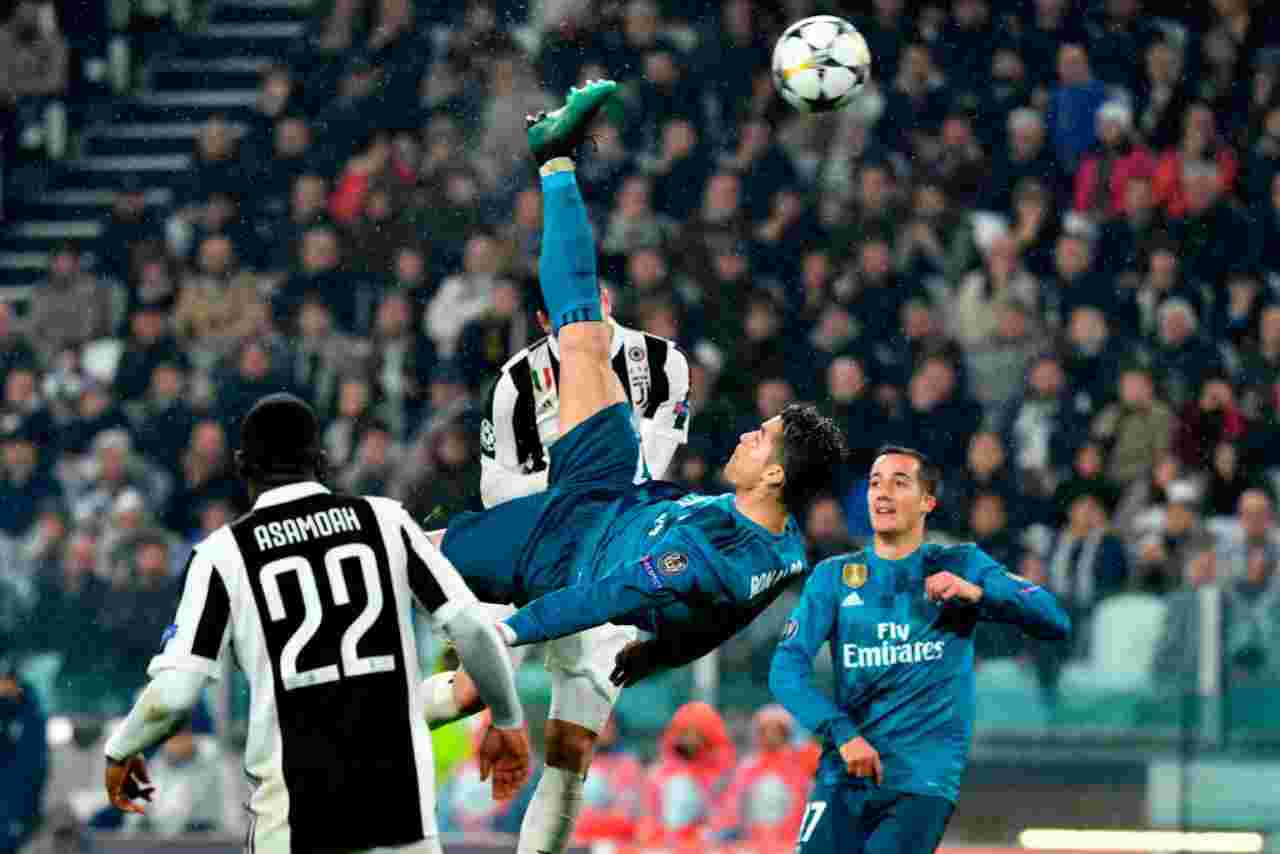 Cristiano Ronaldo, due anni fa il gol in rovesciata alla Juve: il video della prodezza
