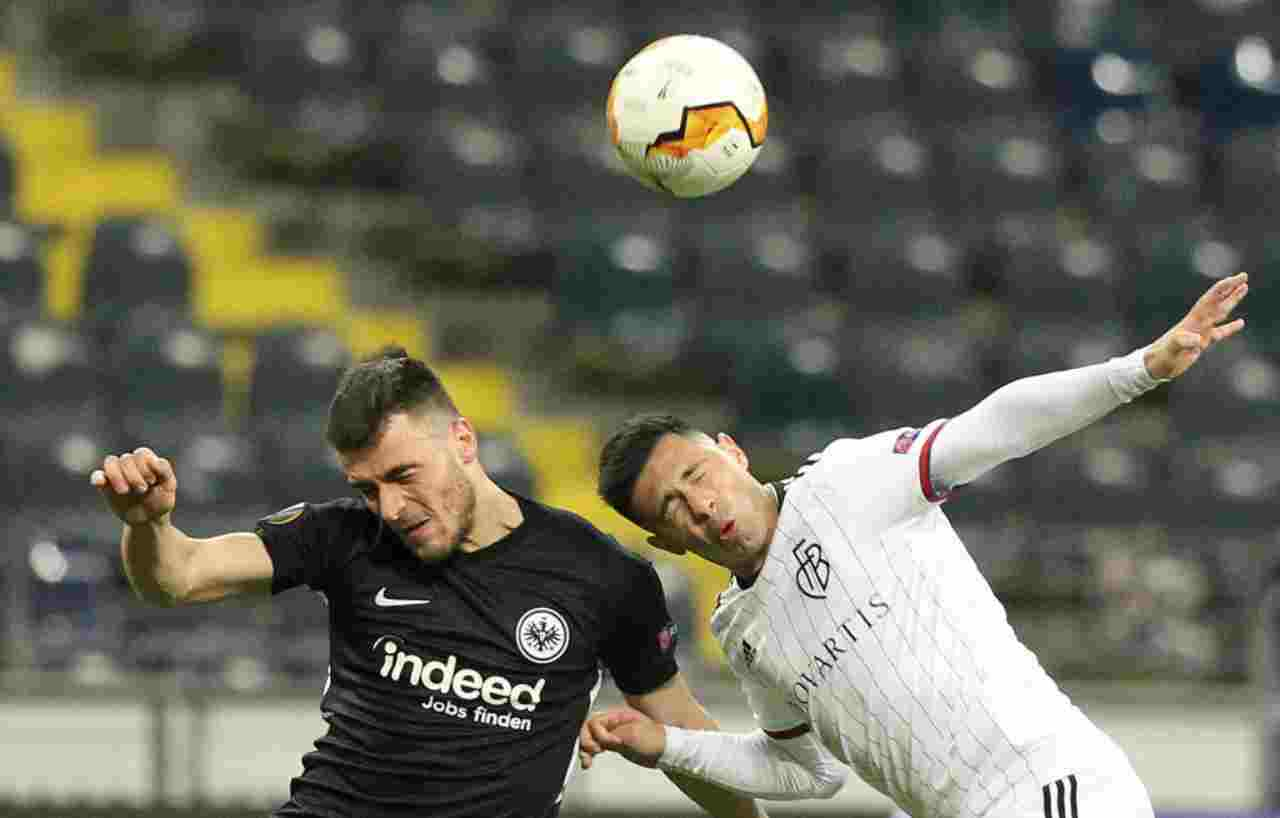 Eintracht Francoforte, il primo caso di coronavirus dopo la sfida di Europa League contro il Basilea