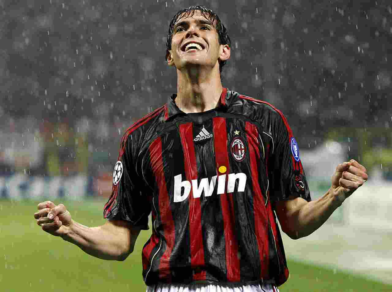 Kaka contro il Manchester United in Champions League