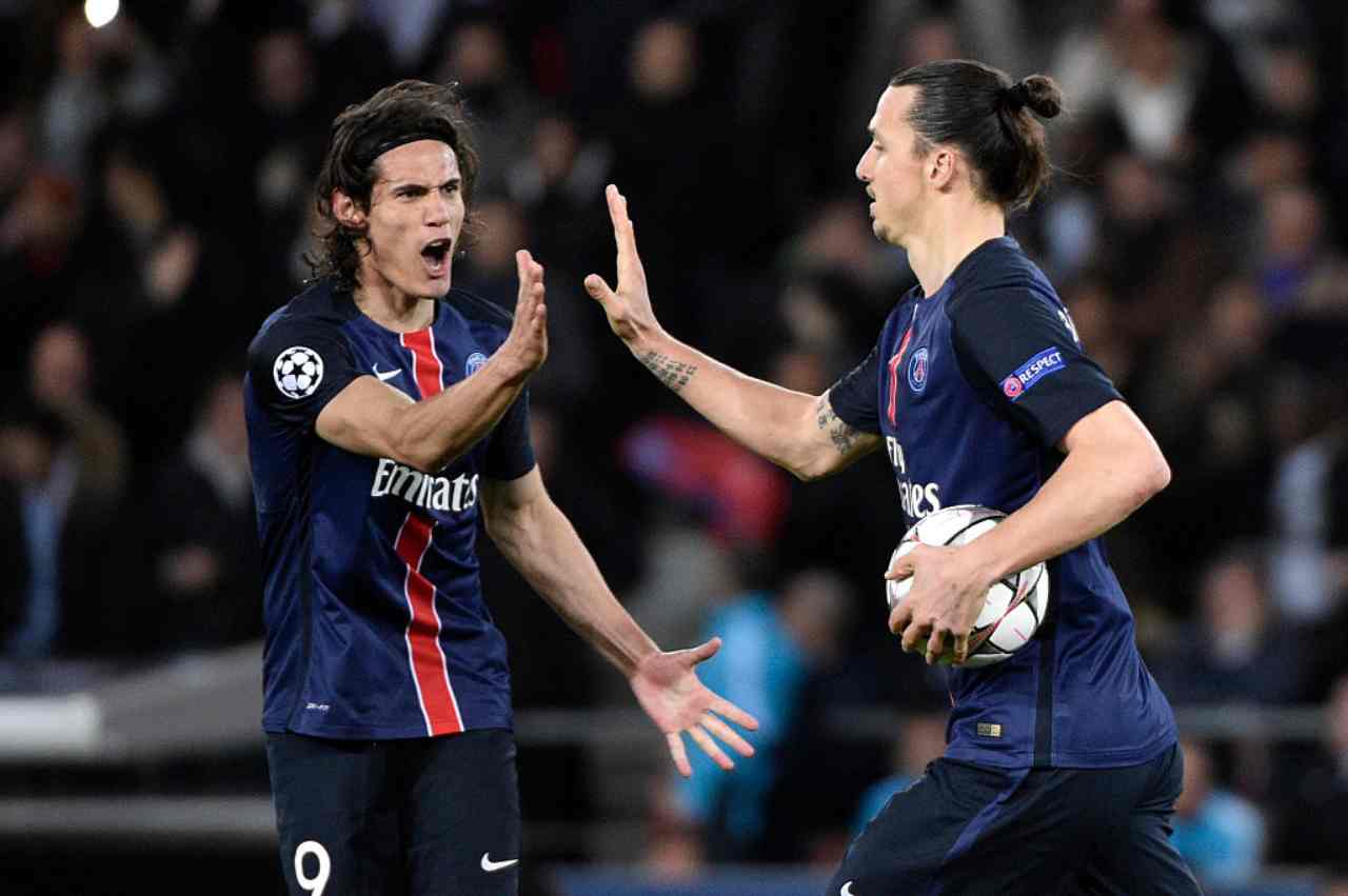 Ibrahimovic e l'odio per Cavani (Getty Images)