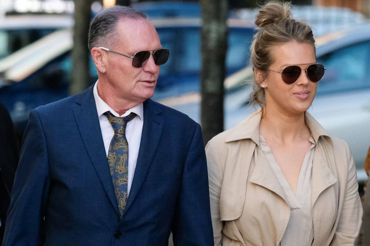 Paul Gascoigne e l'ex fidanzata (Getty Images)