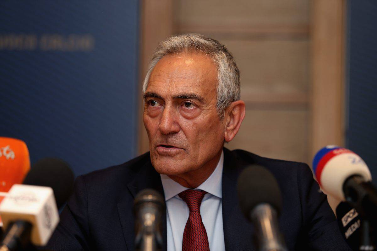 Gravina promosso a pieni voti da Abete (Getty Images)