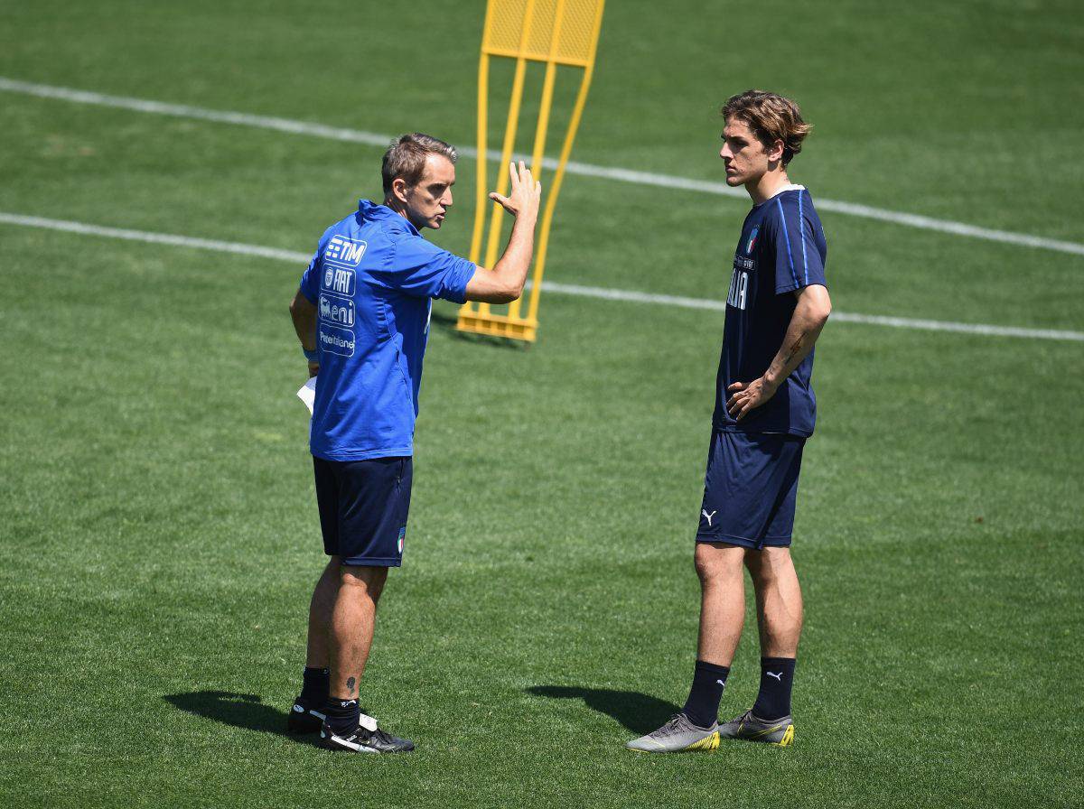 Il ct Mancini ha fatto esordire Zaniolo in Nazionale (Getty Images)