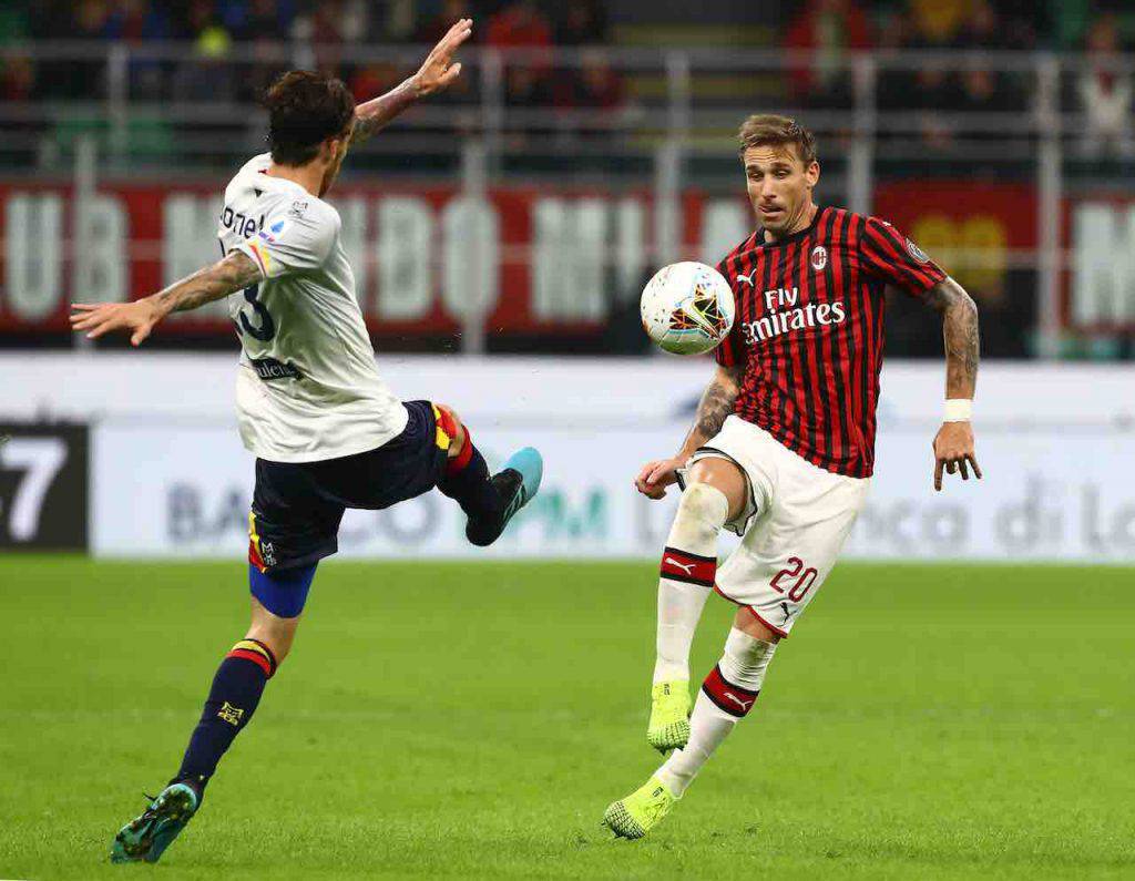 Lucas Biglia, il Milan potrebbe liberarsene (Getty Images)