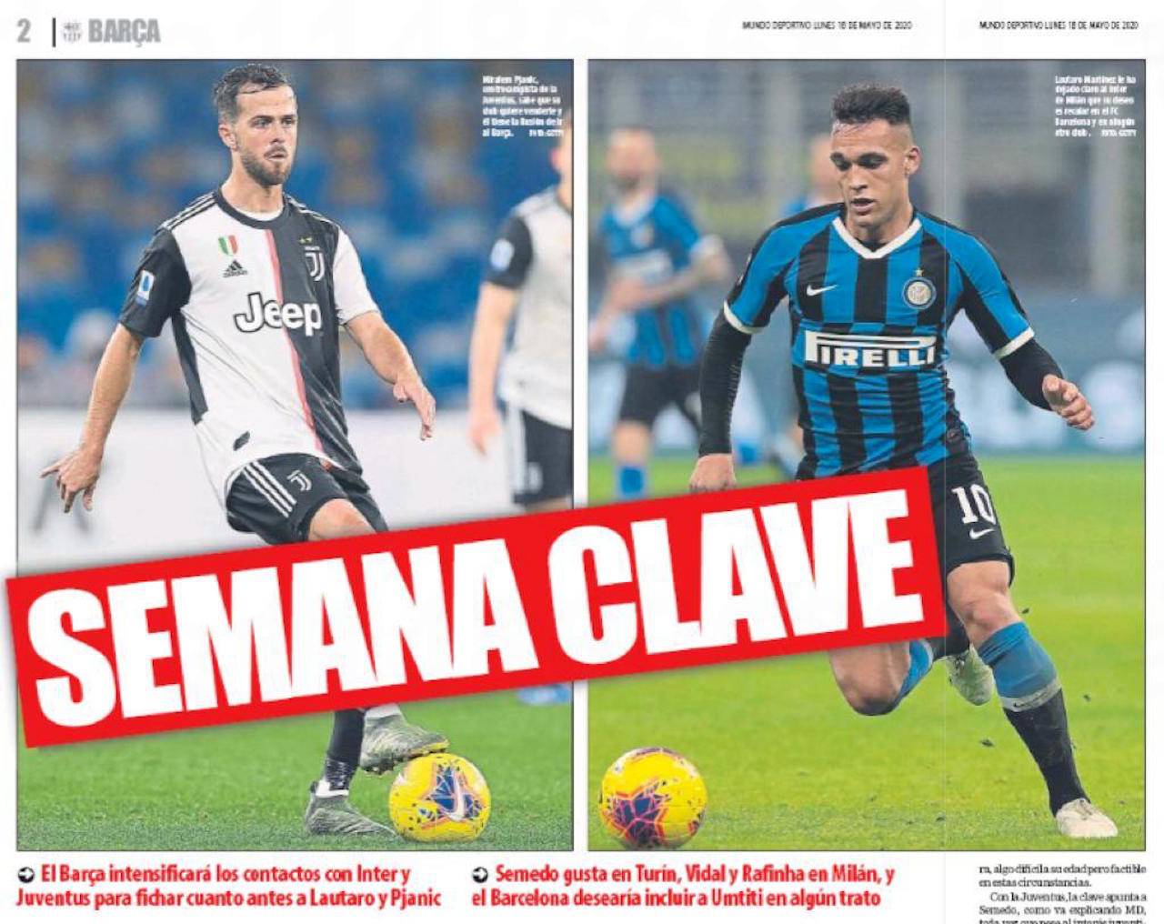 Il Mundo Deportivo oggi in edicola