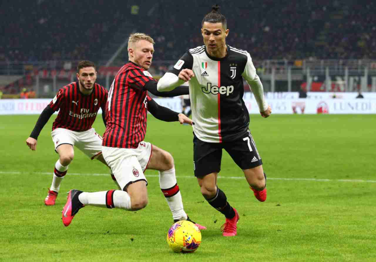 Juventus-Milan, la raccomandazione di Sarri (Getty Images)