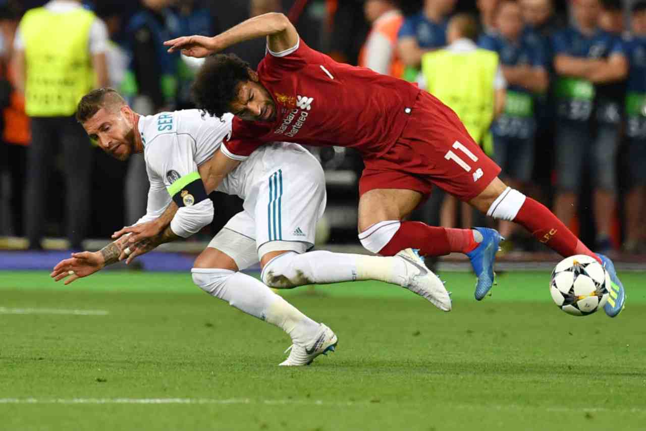 Ramos-Salah, l'opinione di Chiellini sul fallo (Getty Images)