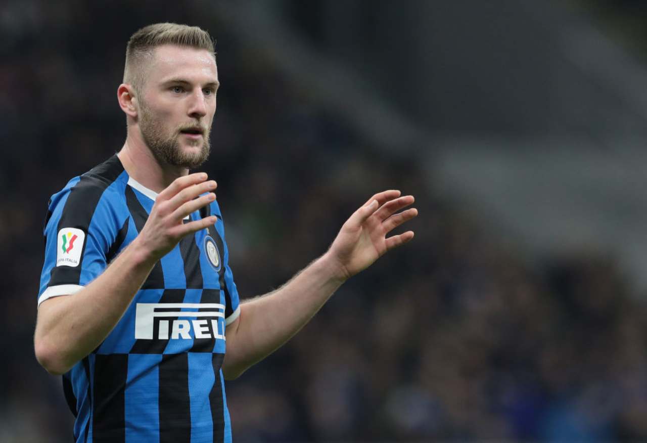 Skriniar, pressing del Real Madrid (Getty Images)