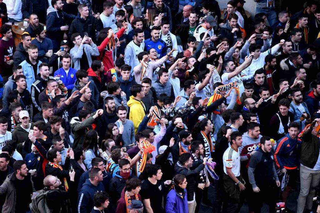 Valencia, tifosi più sollevati. L'iniziativa del club (Getty Images)