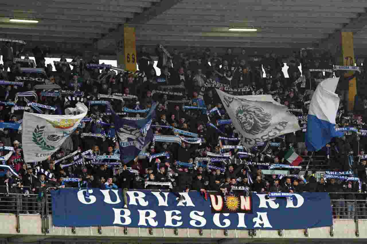 Brescia, la protesta dei tifosi