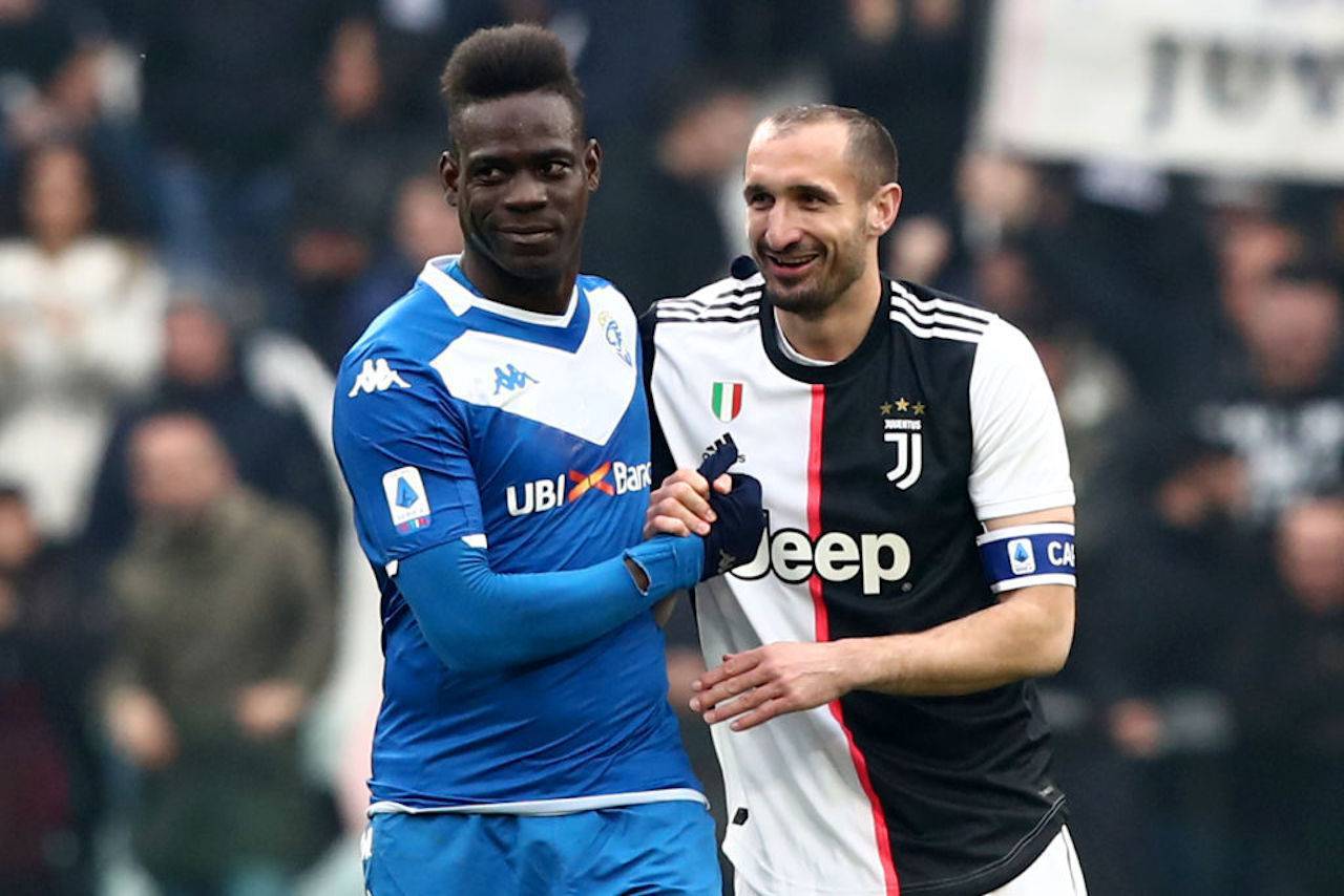 Balotelli e Chiellini fanno pace (Getty Images) 