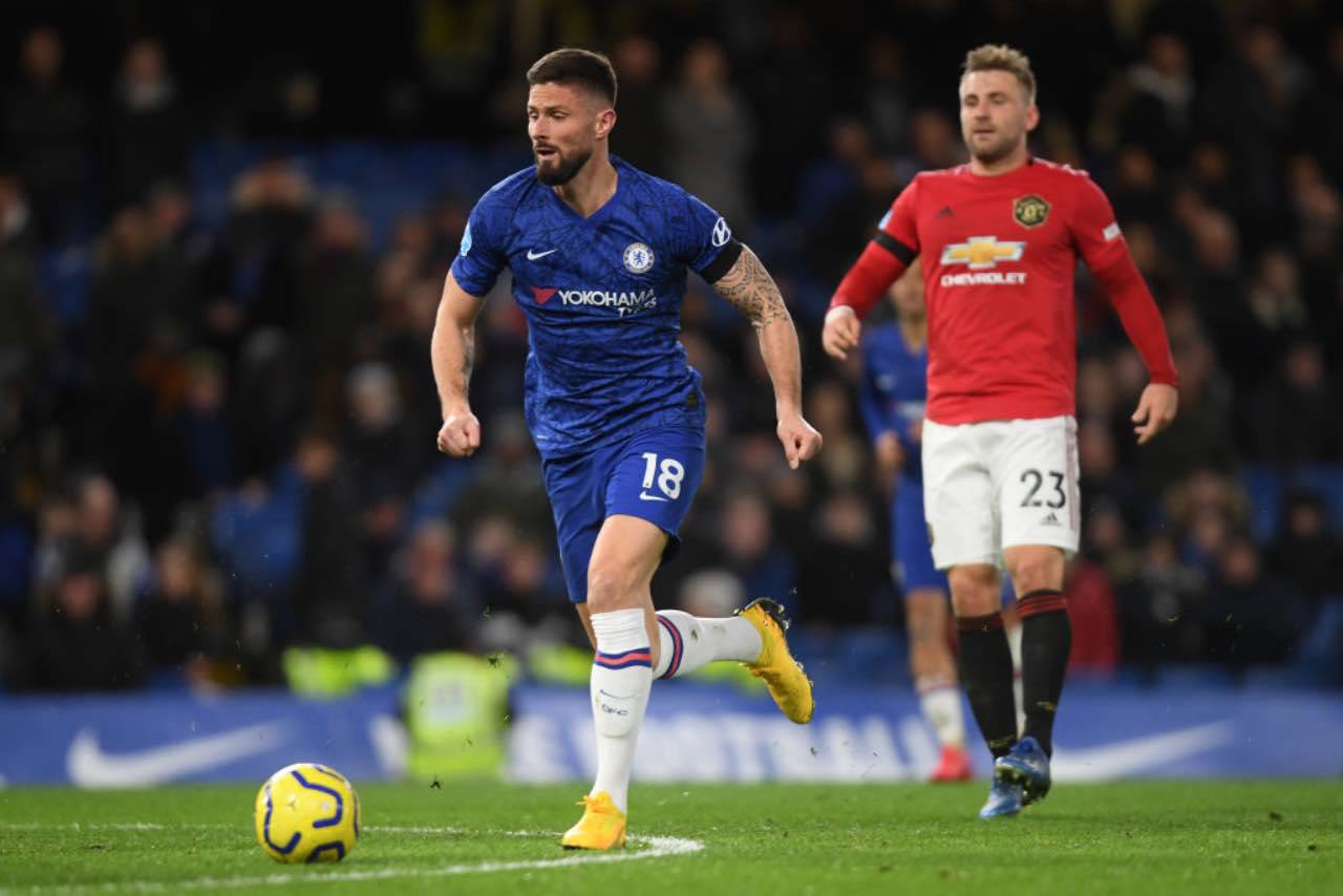 Giroud rinnova con il Chelsea: Lazio e Inter sperano ancora (Getty Images)