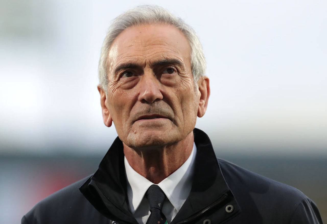 Il presidente della Figc Gabriele Gravina