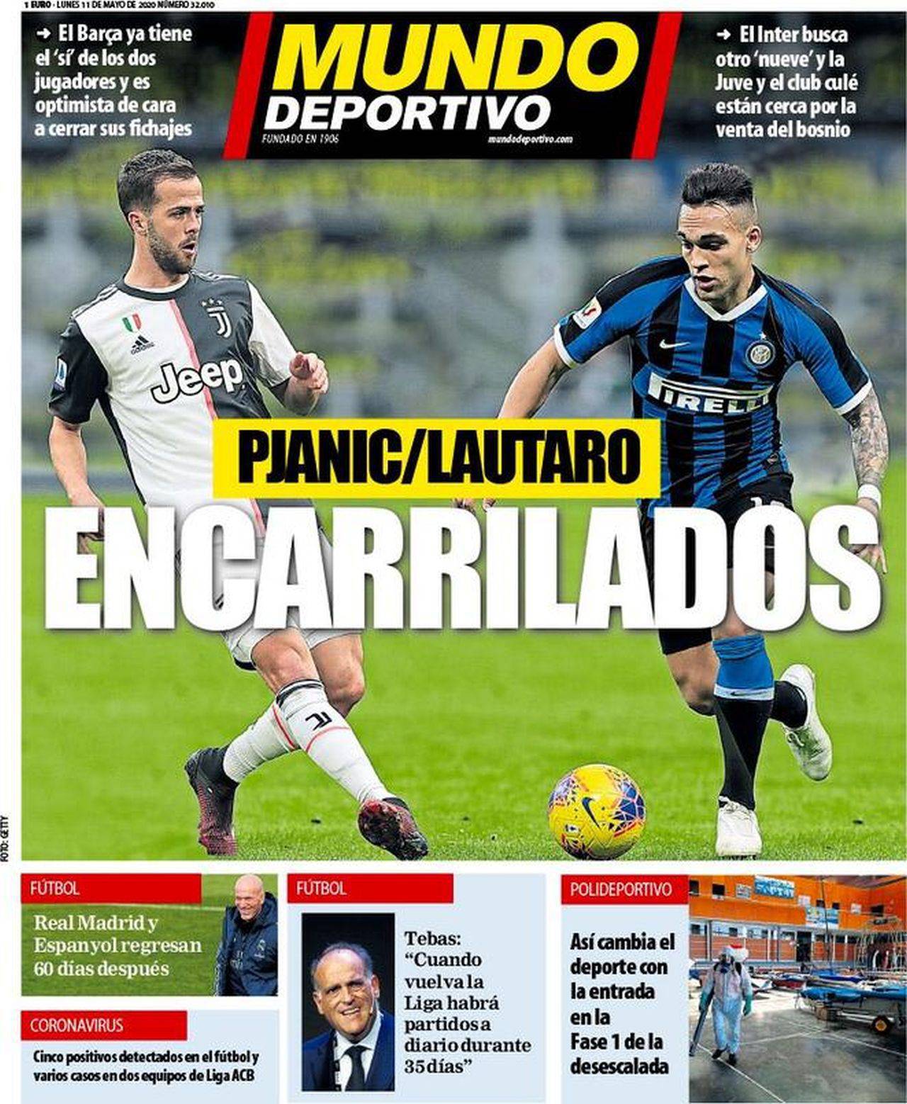 La "prima" del Mundo Deportivo di oggi