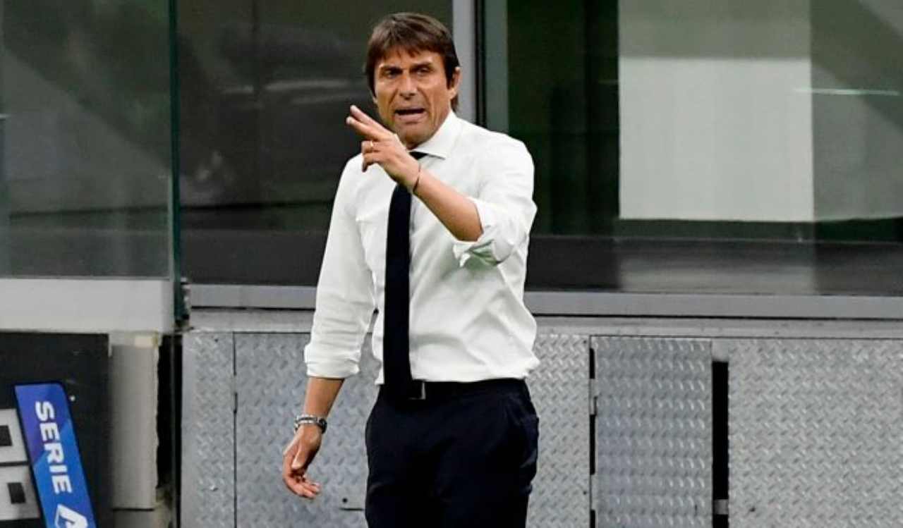 Antonio Conte nel post match di Inter-Sassuolo (Getty Images) 
