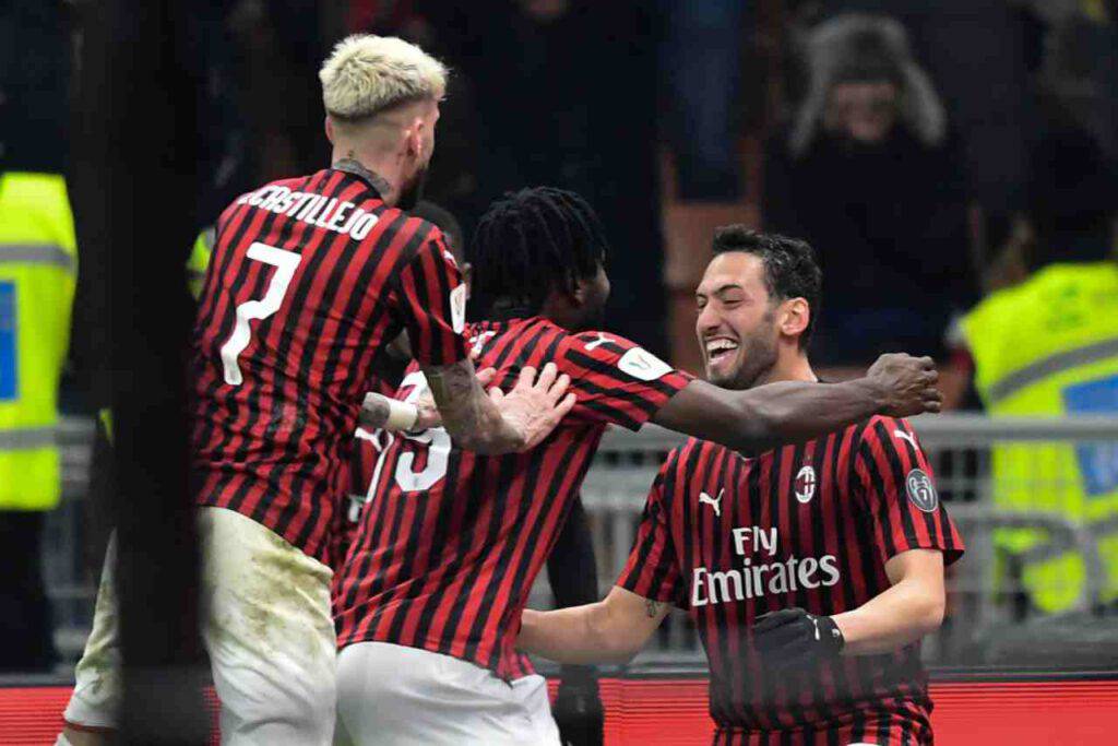 Milan in vantaggio su un giocatore del Salisburgo (Getty Images)
