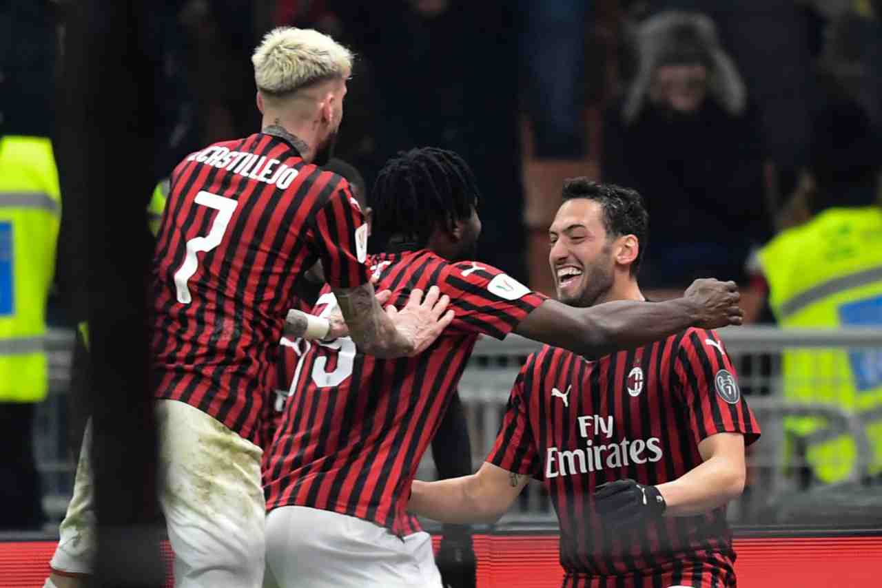 Milan in vantaggio su un giocatore del Salisburgo (Getty Images)